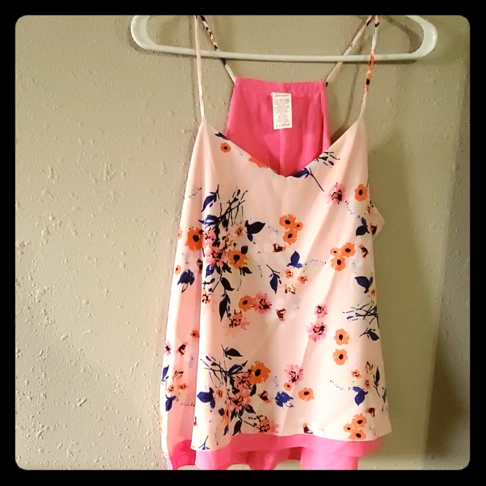 Floral tank top